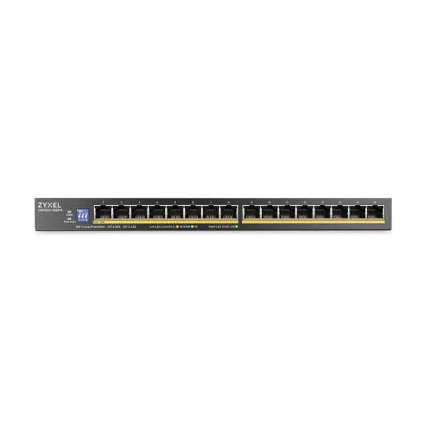 ZyXEL GS1100-16EPS 16-Port Gigabit Unmanaged Slimline Switch