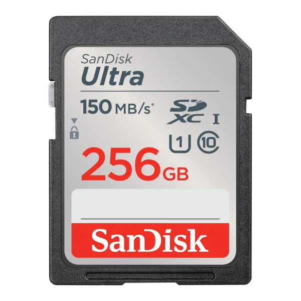 SanDisk Ultra 256 GB SDXC Speicherkarte (2022) bis 150 MB/s, C10, U1