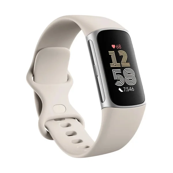 Fitbit Charge 6 Fitness-Tracker Porcelain