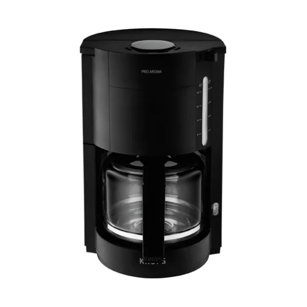 Krups F 309 08 Glas-Kaffeemaschinen Proaroma Schwarz Matt