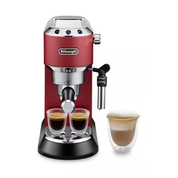 DeLonghi EC 685.R Dedica Style Siebträger Espressomaschine Rot