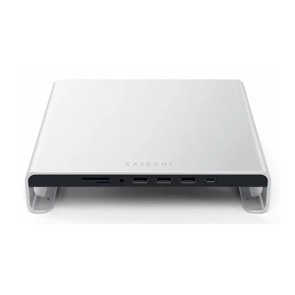 Satechi Aluminum Monitor Stand Hub für iMac silber