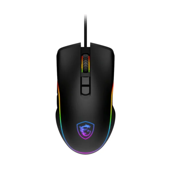 MSI FORGE GM300 Schwarz Gaming-Maus, kabelgebunden, USB-A, 7200 DPI