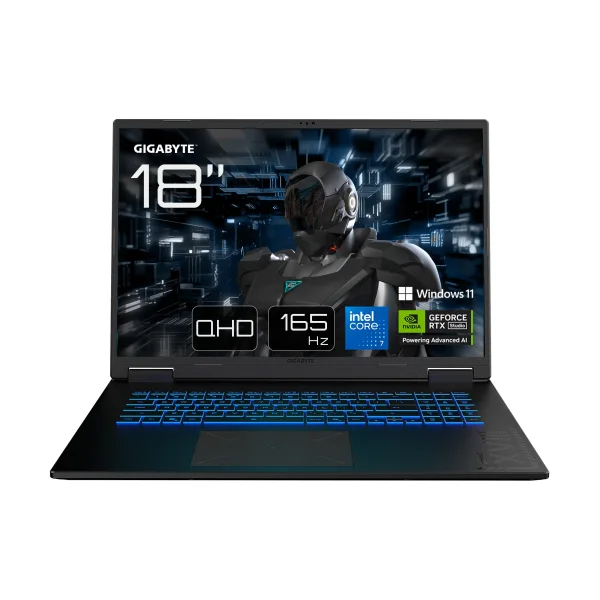 GIGABYTE GAMING A18 PRO DXJ Gaming Laptop 18" QHD 165Hz Core 7 240H 32GB/1TB RTX 5070Ti Win11
