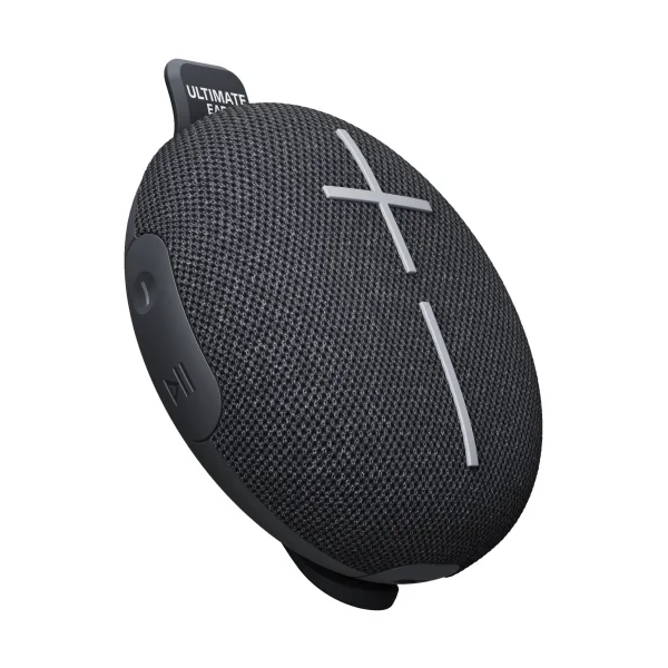 Ultimate Ears MINIROLL Schwarz, Mini Bluetooth Lautsprecher (A2DP), PartyUp Funktion, IP67- zertifizierte
