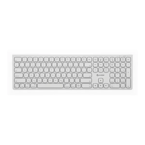 Alogic Echelon Bluetooth Wireless Keyboard (Deutsch) weiß Tastatur