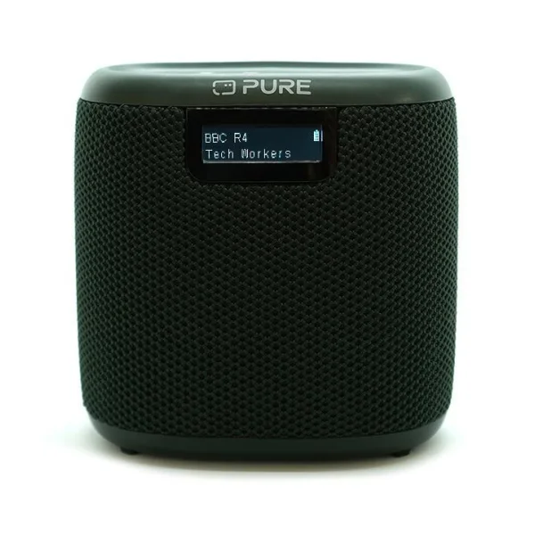 Pure Woodland Mini wasserdichter Outdoor-Lautsprecher mit FM/DAB+ Radio, grün