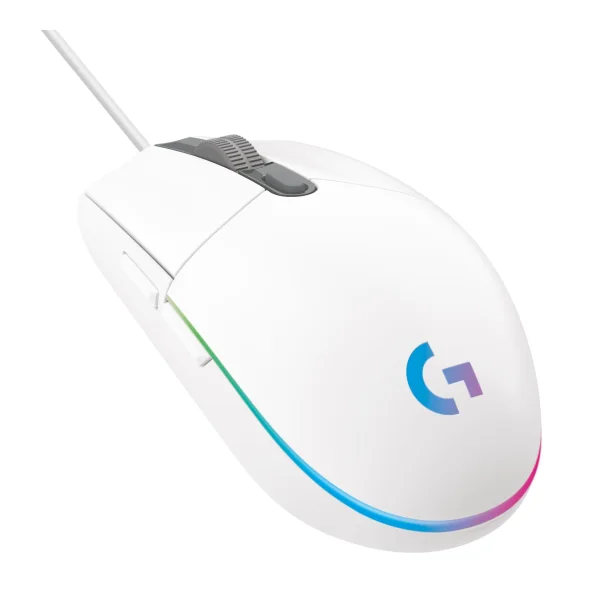 Logitech G203 LIGHTSYNC Kabelgebundene Gaming Maus Weiß