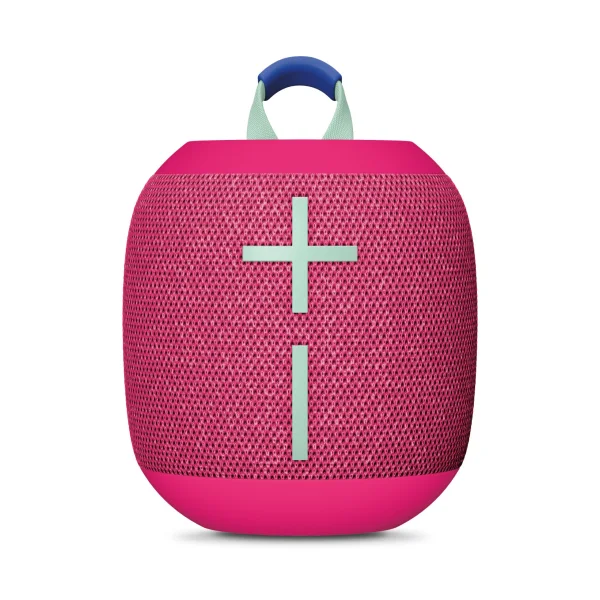 Ultimate Ears WONDERBOOM 4 Pink, Kompakter Bluetooth Lautsprecher (A2DP), 360- Grad- Klang, PartyUp Funktion, IP67- zertifizierte