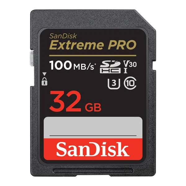 SanDisk Extreme Pro 32 GB SDHC UHS-I-Speicherkarte (2022) bis 100 MB/s