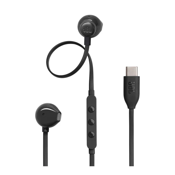 JBL Tune 305C, In-Ear Wired USB-C Headphone High Resolution, schwarz