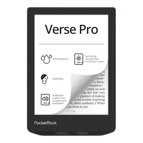PocketBook Verse Pro eReader azure mit 300 DPI 16 GB