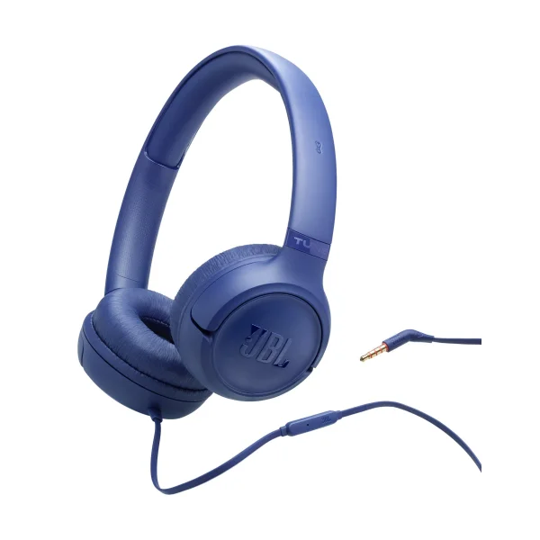JBL TUNE 530 - kabelgebundener On-Ear-Kopfhörer Mikrofon blau