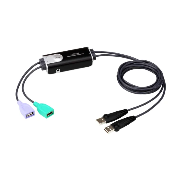 ATEN 2-Port USB Boundless Kabel KM Switch