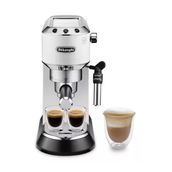 DeLonghi EC 685.W Dedica Style Siebträger Espressomaschine Weiß