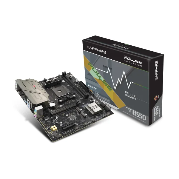 SAPPHIRE PULSE B550M mATX Mainboard DP/HDMI/M.2