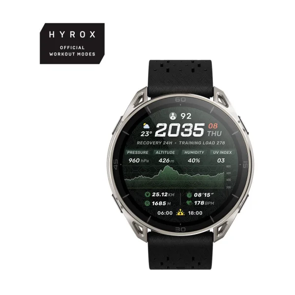 Amazfit Cheetah 2 Ultra 47mm GPS Trail-Smartwatch HYROX Titanium