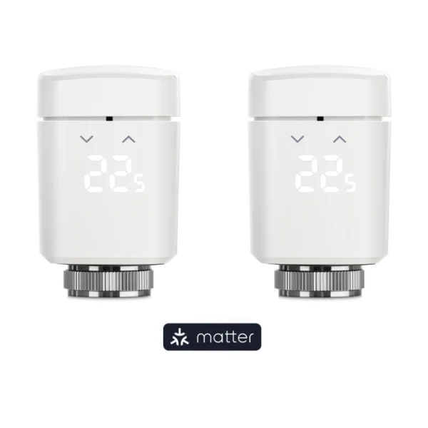 Eve Thermo - Smartes Heizkörperthermostat Doppelpack (Matter)