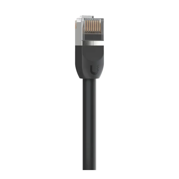 Ubiquiti UniFi Outdoor Patchkabel Cat6 1 m Schwarz – Wetterfestes RJ45 Ethernet-Kabel für PoE, Kameras, Access Points & Außeninstallationen (UACC-Cable-Patch-Outdoor-1M-BK)