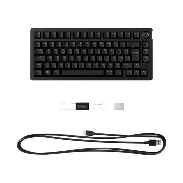 HyperX Alloy Rise 75 Mechanische Gaming-Tastatur HX Red (DE-Layout)