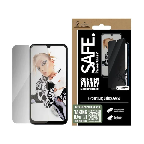 SAFE. by PanzerGlass Privacy Displayschutz Ultra-Wide-Fit Galaxy A26 5G