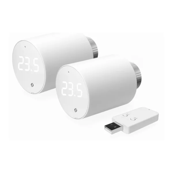 Shelly 2x Blu TRV & Blu Gateway Gen3 Thermostat BT WLAN + Gateway
