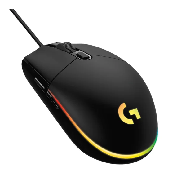 Logitech G203 LIGHTSYNC Kabelgebundene Gaming Maus Schwarz