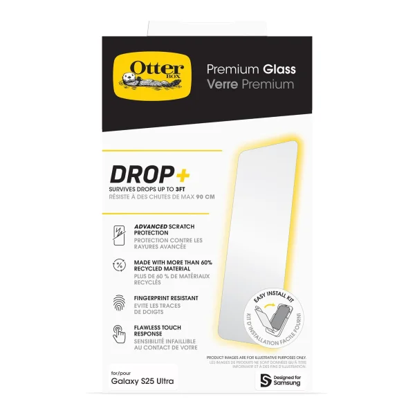 OtterBox Premium Glass Samsung Galaxy S25 Ultra transparent