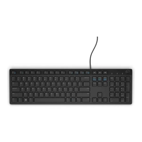 Dell KB216 Multimedia-Tastatur Deutsch Schwarz (580-ADHE)