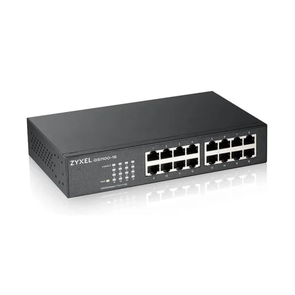 ZyXEL GS1100-16 V4 16-Port Gigabit Unmanaged Switch