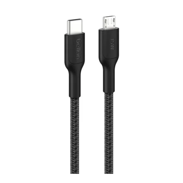 Belkin Boost Charge Pro USB-C auf Micro-USB-Kabel 1m schwarz
