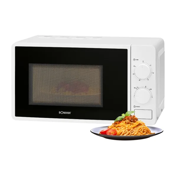 Bomann MW6014CB-W Mikrowelle 20L 700W weiß