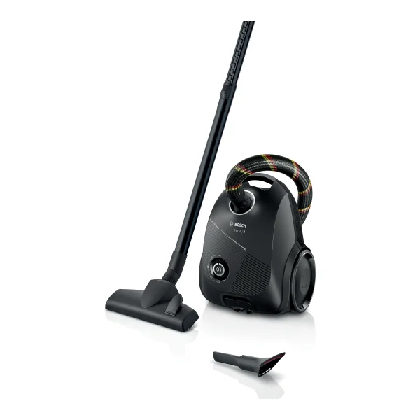 Bosch BGDS2CHAMP Serie 2 Bodenstaubsauger mit Beutel schwarz