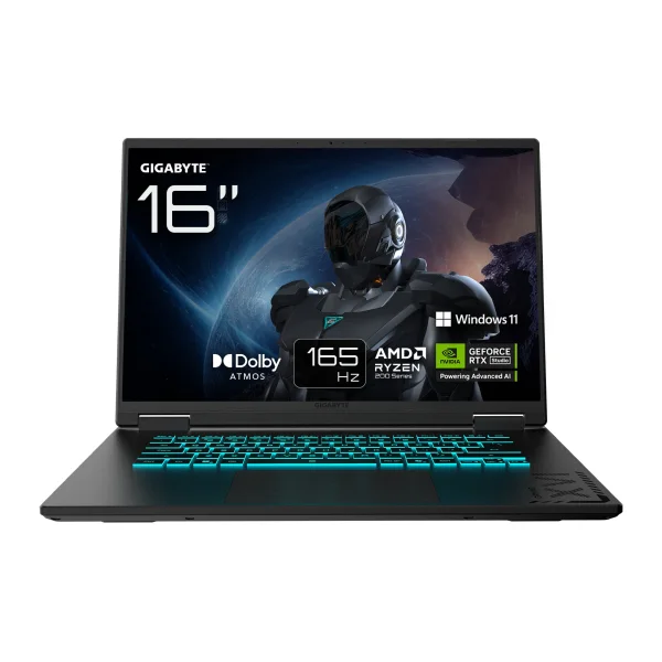 GIGABYTE GAMING A16 3VH Gaming Laptop 16" FHD 165Hz Ryzen 7 260 16GB/1TB RTX 5060 Win11