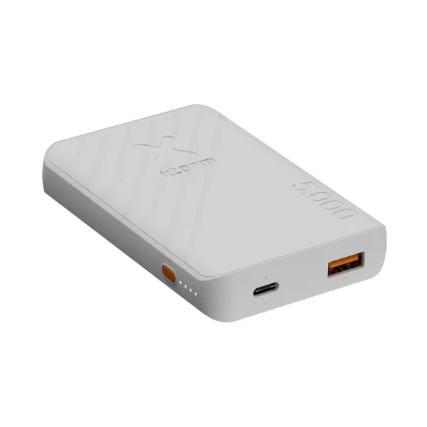 Xtorm Go2 Series Powerbank 5.000 mAh 12W 1x USB-C/ 1x USB-A ice weiß