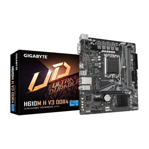 Gigabyte H610M H V3 mATX Mainboard Sockel 1700 HDMI/VGA