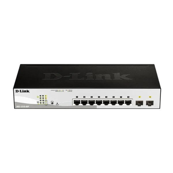 D-Link DGS-1210-08P/E 8-Port Gigabit Smart Switch PoE-powered