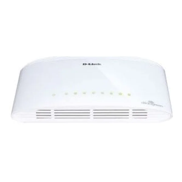 D-Link DGS-1008D 8-Port Desktop Gigabit Switch Netzwerk Verteiler Green Ethernet