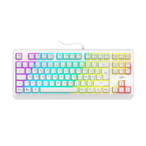 uRage 00217819 Gaming-Keyboard Exodus 220 TKL, Weiß, QWERTZ DE