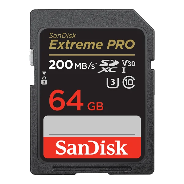 SanDisk Extreme Pro 64 GB SDXC UHS-I-Speicherkarte (2022) bis 200 MB/s