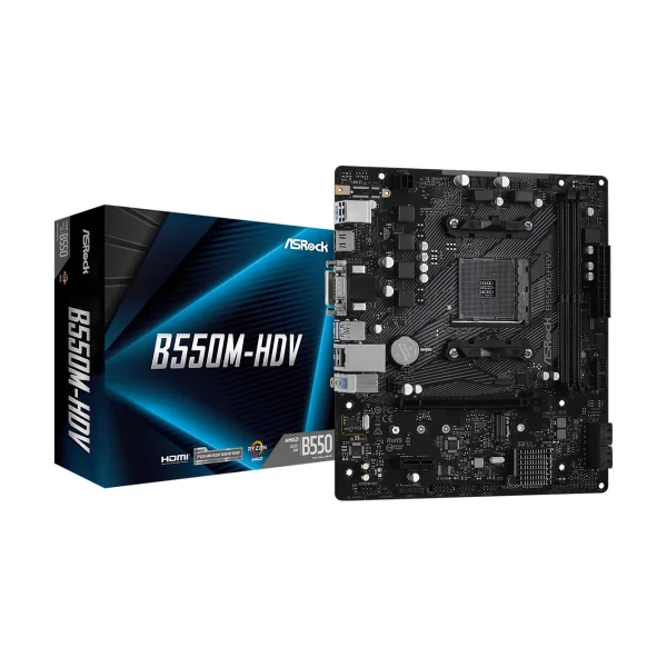 ASRock B550M-HDV Mainboard Sockel AM4/HDMI/DP/VGA