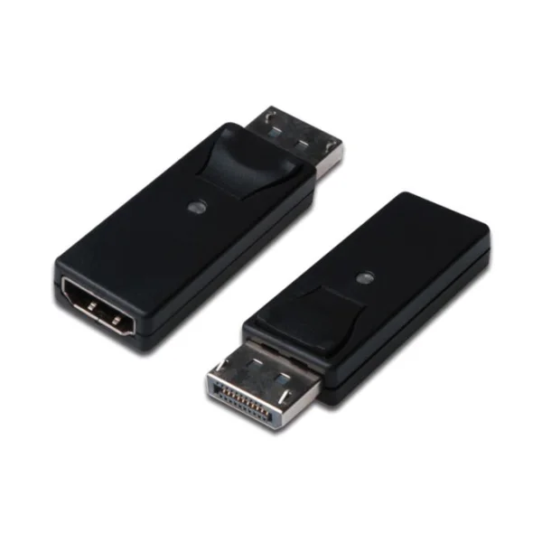 DIGITUS Displayport Adapter DP zu HDMI-A St./Bu. Verriegelung DB-340602-000-S