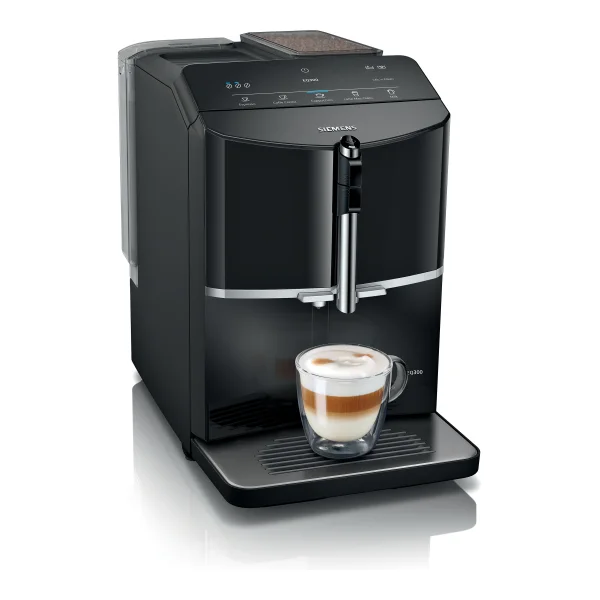 Siemens Kaffeevollautomat EQ.300 TF301E19 klavierlack/schwarz