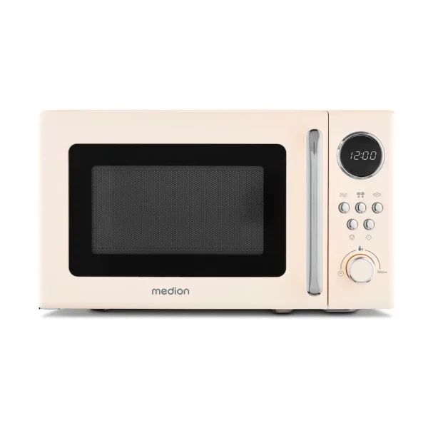 Medion MD15000 Retro Mikrowelle Solo beige 800W 20L