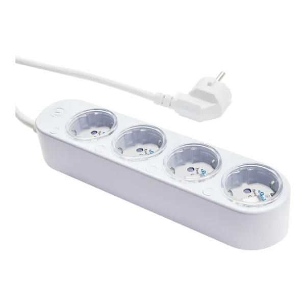Shelly Power Strip 4 Gen4 Smarte Steckdosenleiste WLAN Zigbee Matter BT weiß