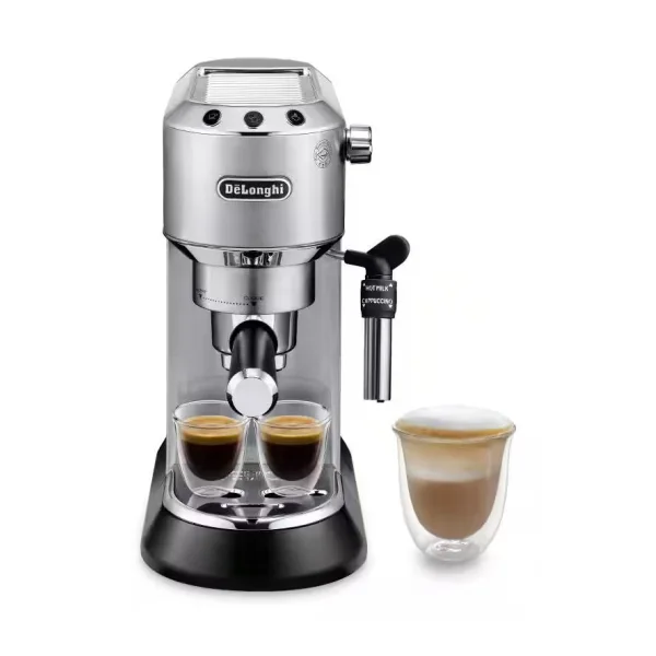 DeLonghi EC 685.M Dedica Style Siebträger Espressomaschine Silber