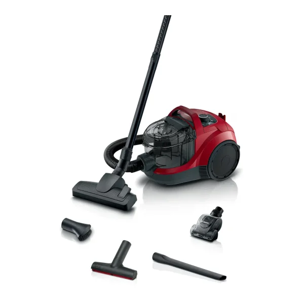 Bosch Serie 4, Beutelloser Staubsauger, Rot BGS21CAR