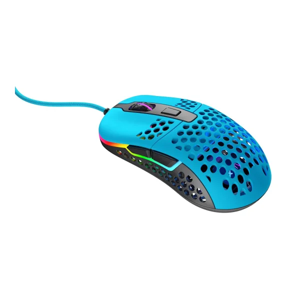 Cherry XTRFY M42 RGB kabelgebundene Gaming Maus USB Miami Blue