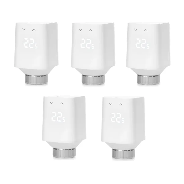 Eve Thermo (5. Gen) - Smartes Heizkörperthermostat (Matter) 5er Pack