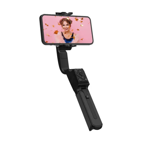 Hohem iSteady Q 4-in-1 Selfie Stick Schwarz mit 360 Grad - Rotation & Fernbedienung